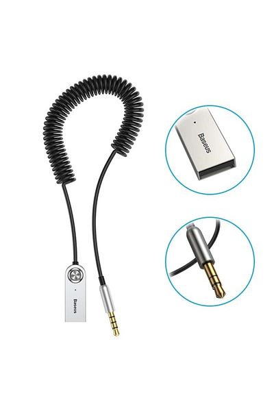 Baseus Receptor Premium Bluetooth la mufă AUX de 3,5 mm, ultracompact, alimentare USB