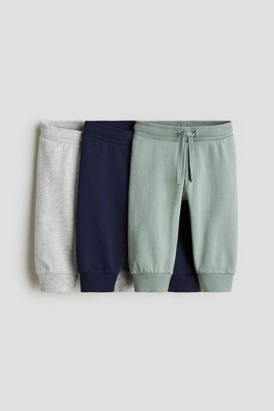 H&M 3'lü Pamuklu Jogger Pantolon