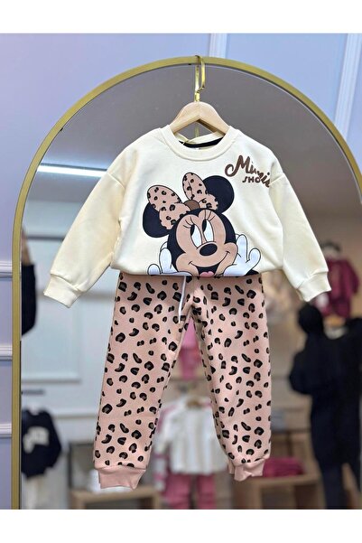 ArdenKids 3-10 Yaş Leopar Minnie Şardonlu Takım