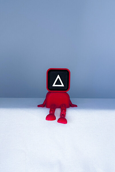 sob3studio Squid Game 3'lü Oturan Figür Seti