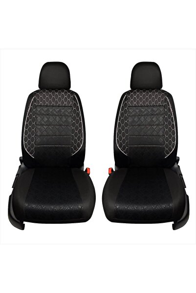 shop Hyundai I20 Uyumlu Siyah-beyaz Oto Koltuk Kılıfı (TAM TAKIM ÖN ARKA ARAÇ KOLTUK KILIFI)