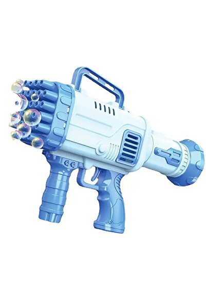 Aptel Pistol baloane cu sapun, 32 duze, plastic, albastru, 27.5x15.5x7.5 cm