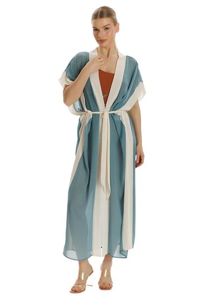 ZEKİ Clever Green Chiffon Dress