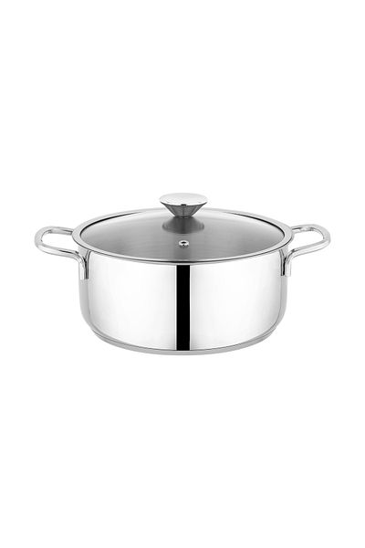 Schafer Steel Storm Steel Cookware Set 8 Pieces-Inox