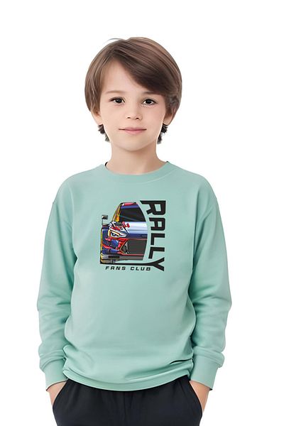 FYK KİDS Boy's Rally Printed Zero-Collar Religious Bottom-Top Set