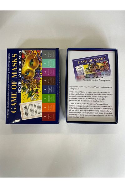 Game of Masks for Entrepreneurs - game/cards for introspection and personal development