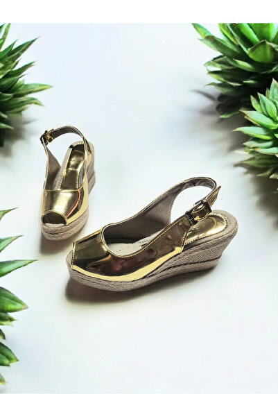 GokceKundura06 Wedge Heel Wicked & Linen Sandals