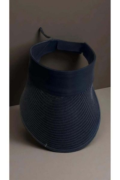 NS TASARIM MAYO Black Straw Hat