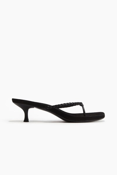H&M Topuklu Süet Sandalet