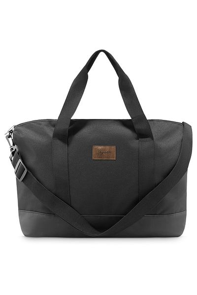 zagatto Geantă de cabină, neagră, 40x30x16 cm, pentru avion, elegantă și funcțională, ZG823
