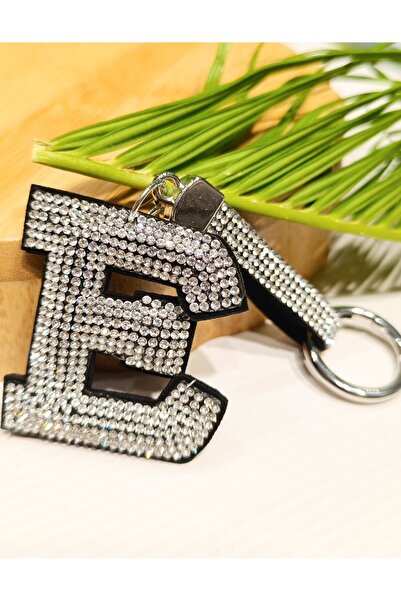 Monalisa Home سلسلة مفاتيح فاخرة على شكل حرف E