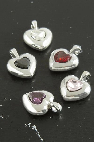 Enseb Heart Zircon Stone Single Handle Apparatus 1 Piece