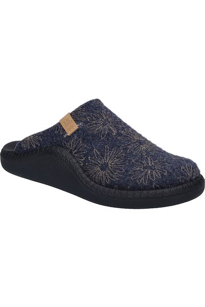 Josef Seibel Monaco D 04 | Hausschuh für Damen | Blau Monaco D 04, dunkelblau-kombi