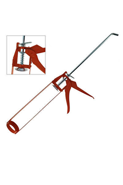 OEM Silicone tube gun, FS-11031, 2 rods, metal, red