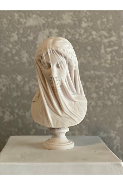 pigmalion home decor Tüllü Kadın Heykeli ,Meryem Ana Heykeli