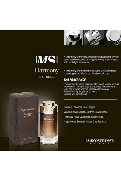 MARCO SERUSSI HARMONY EXTREME EDP UNISEX 100ML