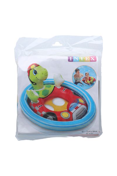 Intex See Me Sit Pool Rider Yellow And Blue 76 X 58cm