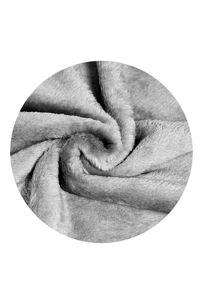 shumee Acrylic blanket 160x200 cm gray