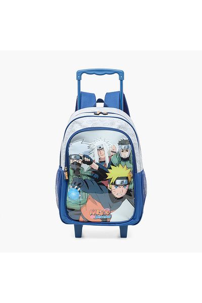 TV TOKYO Naruto Print 5-Piece Trolley Backpack Set - 16 inches