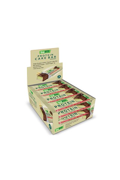 Be Fit Pistachio Protein Cake Bar 12 pcs per pack