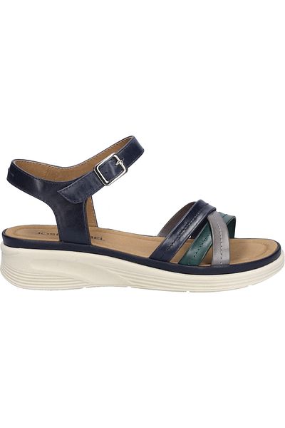 Josef Seibel Sevran 02 | Sandale für Damen | Blau Sevran 02, dunkelblau-multi