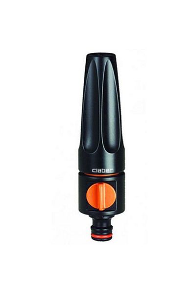 CLABER Plus High-Grade ABS Adjustable Water Flow Spray Jet Nozzle Black and Orange