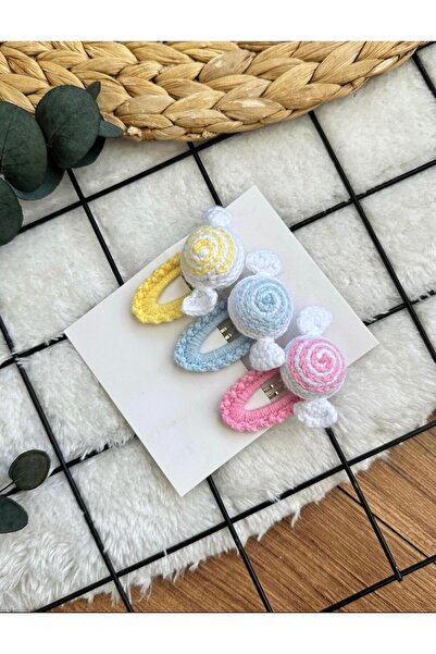 ArdenKids 3'lü Şeker Amigurumi Klips Set