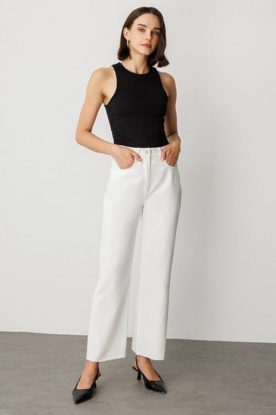 Ekol Sequined Floral Embroidered Jeans