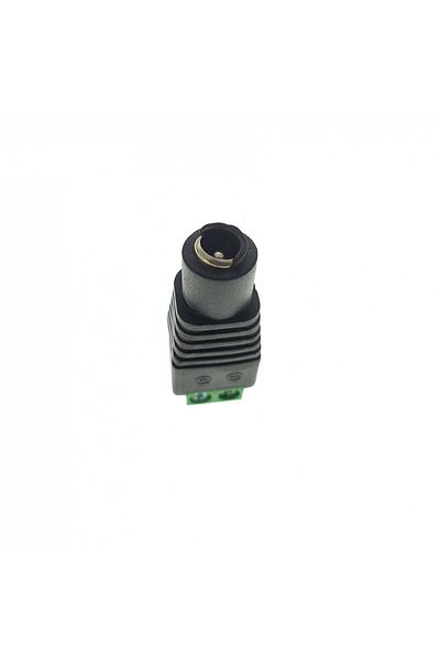 OEM Conector de alimentare CC de la mufă mamă 2,1 x 5,5 mm la terminal cu 2 pini pentru bandă LED, UTP, sistem de camere