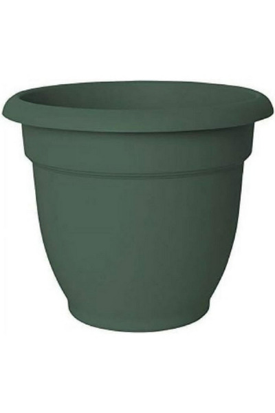 FiSKARS أريانا، وعاء بلاستيكي ذاتي الري، مقاس 10 بوصات، لون أخضر زعتري (21.59 × 27.43 × 27.68 سم)