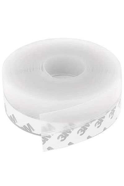 Aptel Door sealing strip, draft-proof, rubber, transparent, 500x4.5 cm