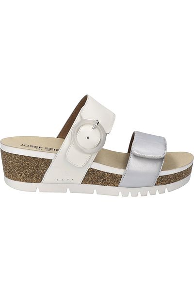 Josef Seibel Quinn 14 | Sandale für Damen | Grau Quinn 14, silber-kombi