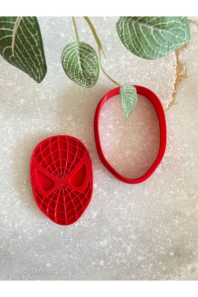 By Selen Suyolcu Spider Man Cookie Stamp and Cutter