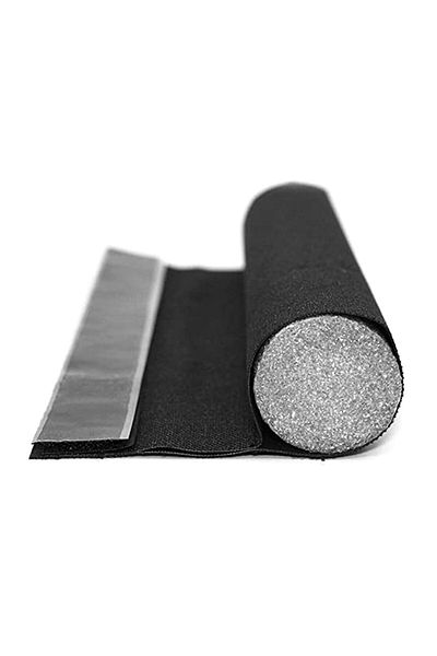 Aptel Draft shield for door, polyester, black, 96x8 cm