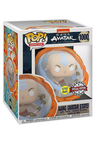Funko POP Animation: Avatar: The Last Airbender - Aang (Avatar State) (Glows ...