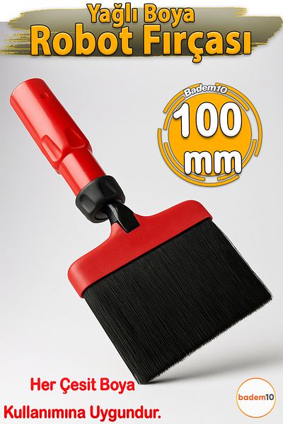 Badem10 100 mm Adjustable Angle Oil Robot Paint Painting Brush Turn Short Handle Durable Ergonomic