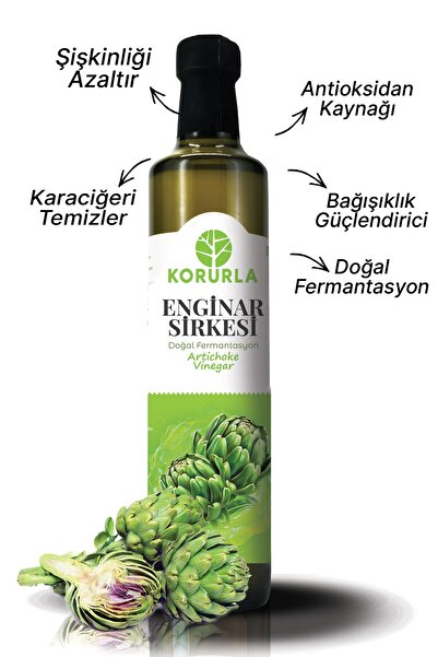 Korurla ENGİNAR SİRKESİ DOĞAL FERMANTASYON 500 ML