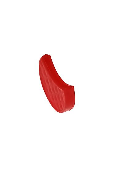 OEM Key cover, 27 x 16 mm, protection and identification, made of flexible PVC, red
