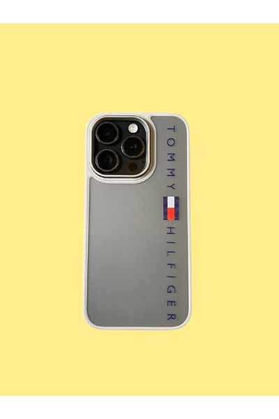 Tommy Hilfiger Phone case compatible with iPhone 15, Tommy Hilfiger, gray