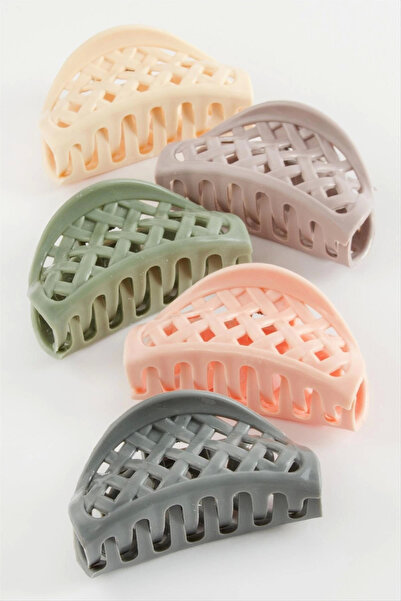 ​mayf Πολύχρωμη αγκράφα με δίχτυ 6 cm