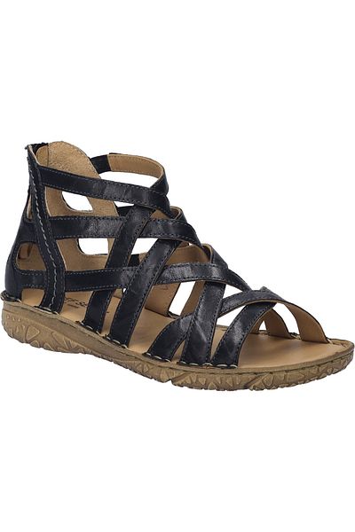Josef Seibel Iedera 06 | Sandale für Damen | Iedera neagră 06, negru