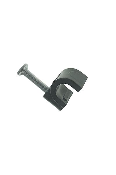 Lanberg Cutie cu 100 de cleme de cablu de 5 mm, Lanberg 41827, pentru prindere și fixare, negre