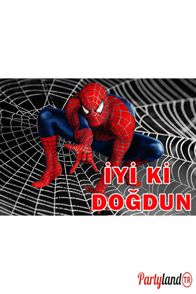 SPIDERMAN PartylandTR 33*48 cm Doğum Günü Karton Poster
