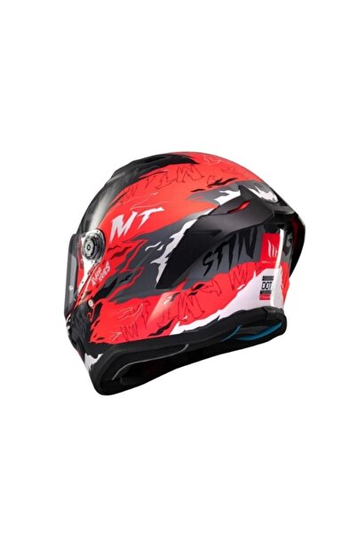 MT Helmets KASK MT STINGER ARDENT B5 MAT SİYAH/KIRMIZI