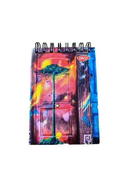 daço Daco A7 Ruled Spiral Notepad, Size 10.5x7.5 cm, 80 Sheets