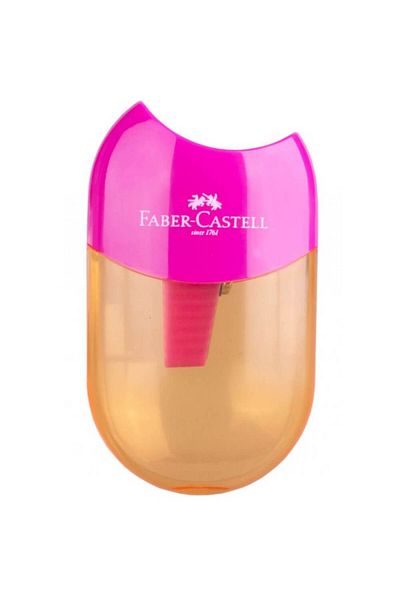 OEM Ascutitoare cu Container Faber-Castell Apple Trend 2019, Roz