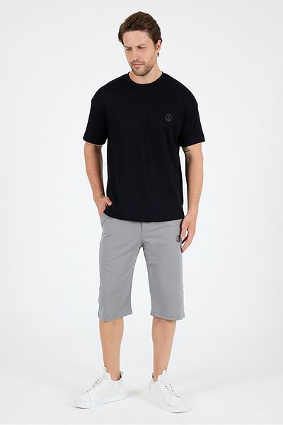 Rodi Oversize Crew Neck Short Sleeve Men's T-Shirt Loose Casual Fit, Summer Men's Basic T-Shirt 7840