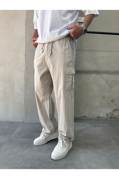 DİFRANSEL Comfortable Fit Cargo Baggy Pants