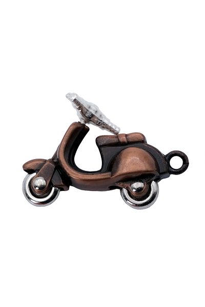 Mega Oto Market Auto Car Motorcycle Keychain Vespa Copper Color