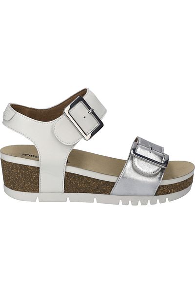 Josef Seibel Quinn 02 | Sandale für Damen | Grau Quinn 02, silber-kombi